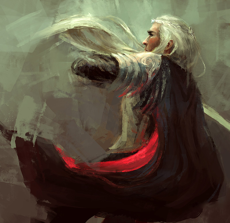 霍比特人角色插画