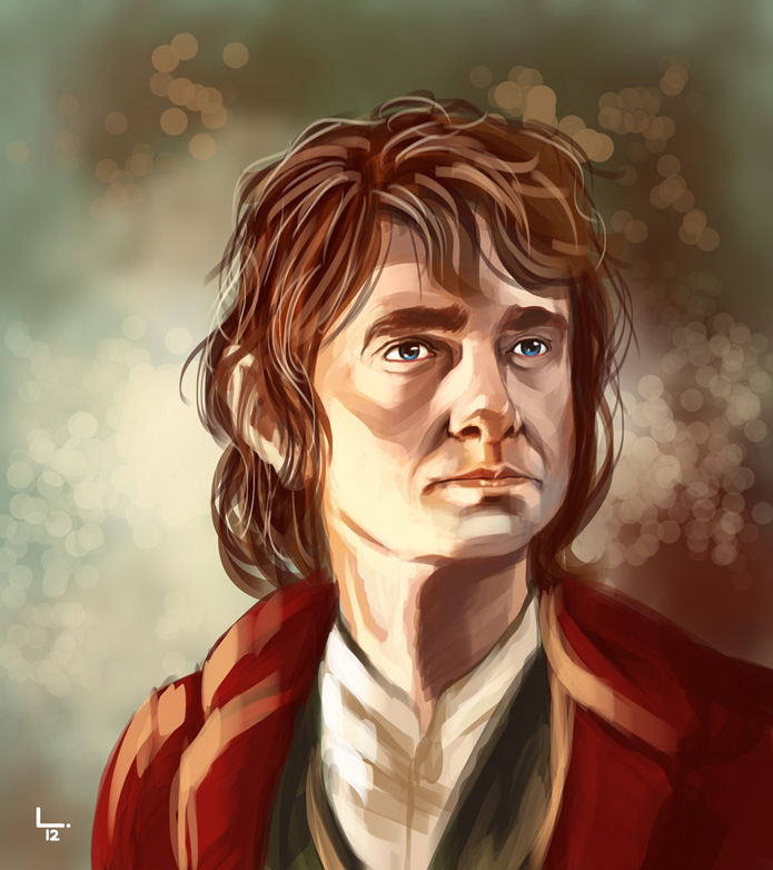 霍比特人角色插画