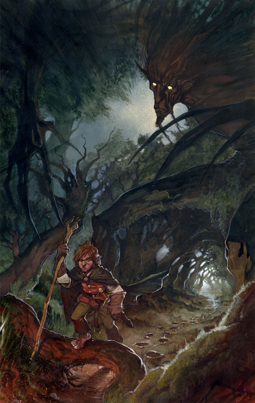 霍比特人角色插画