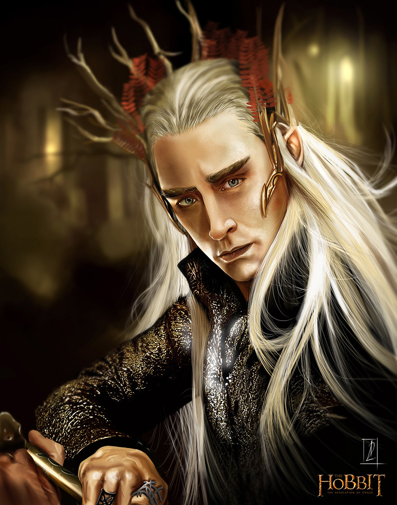 霍比特人角色插画