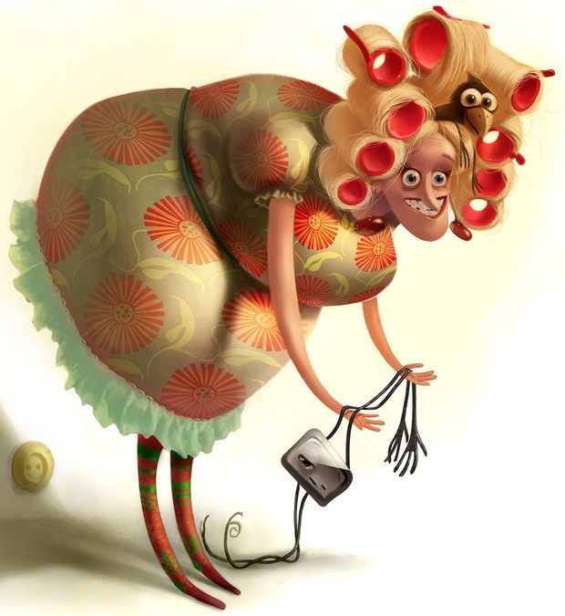 Rimas Valeikis卡通插画