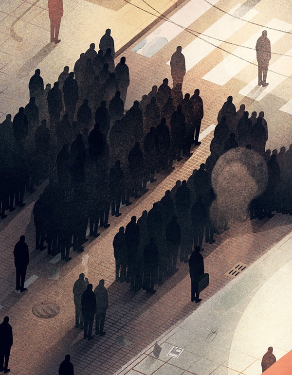 Karolis Strautniekas杂志插图