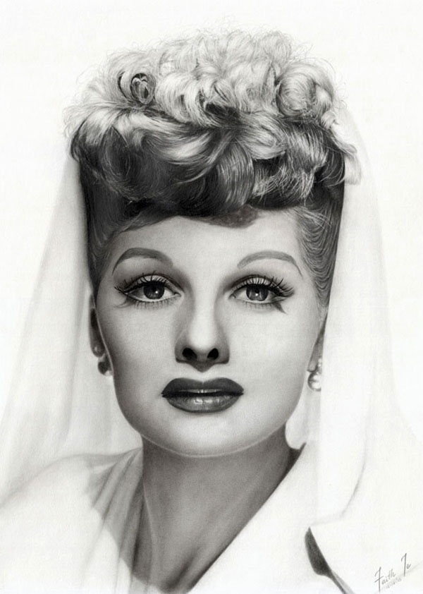 Caius Augustus铅笔画作品