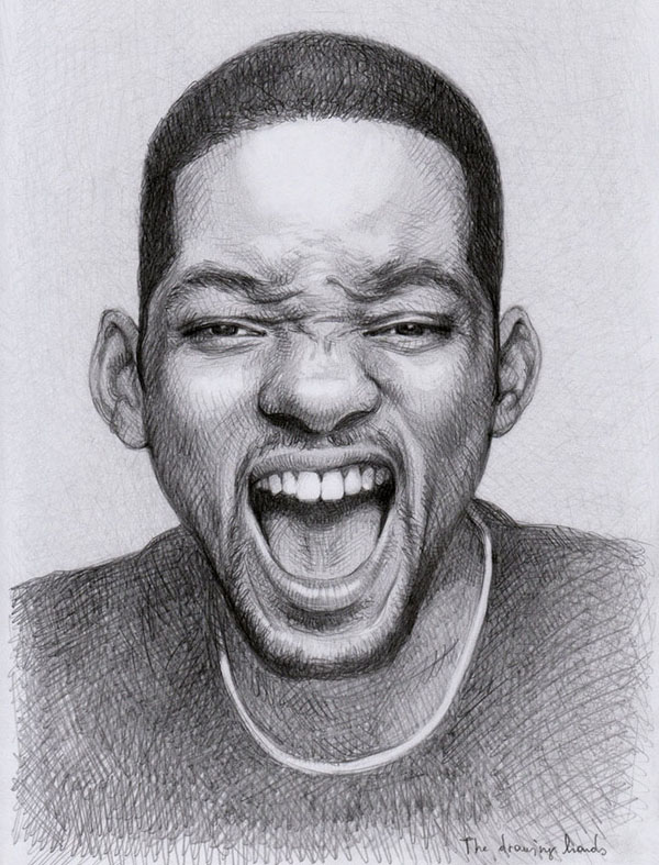 Caius Augustus铅笔画作品