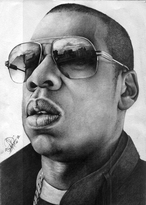 Caius Augustus铅笔画作品