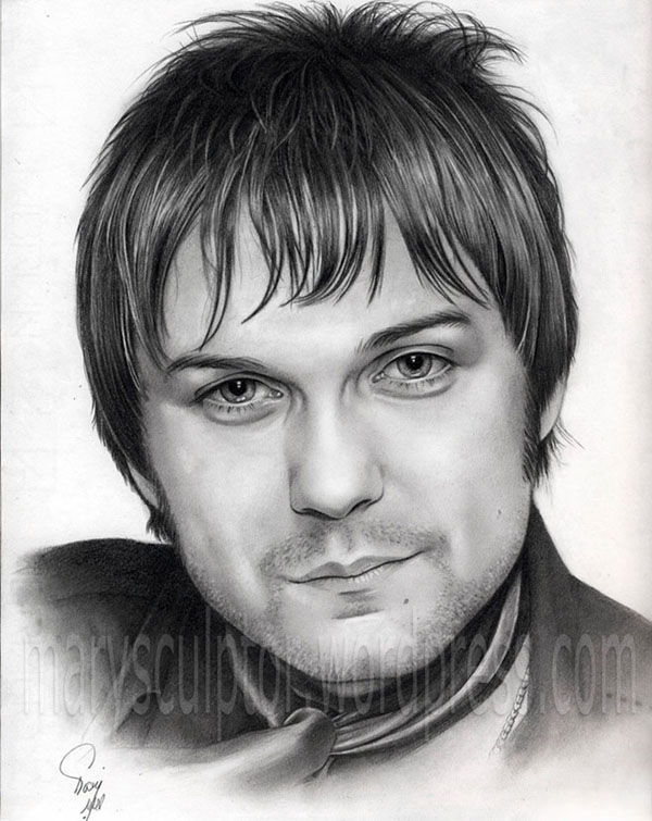 Caius Augustus铅笔画作品