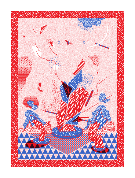 创意简洁的Tiny Elements 插画小卡片设计