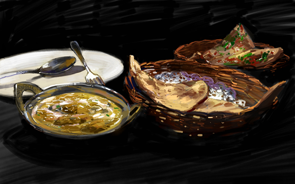 诸海波食物插画