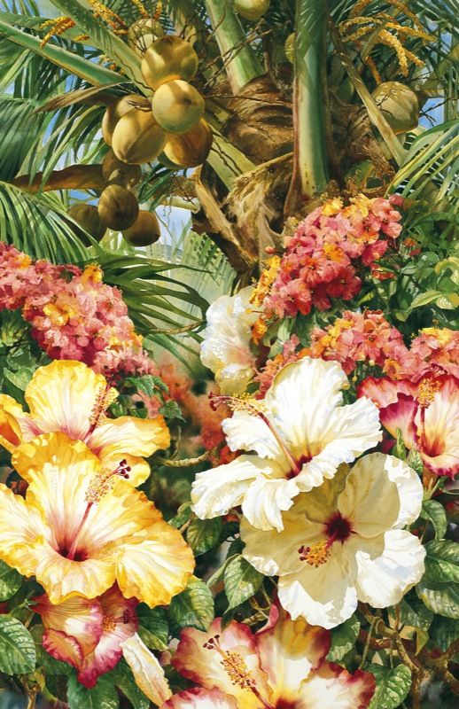 Darryl Trott水彩花卉