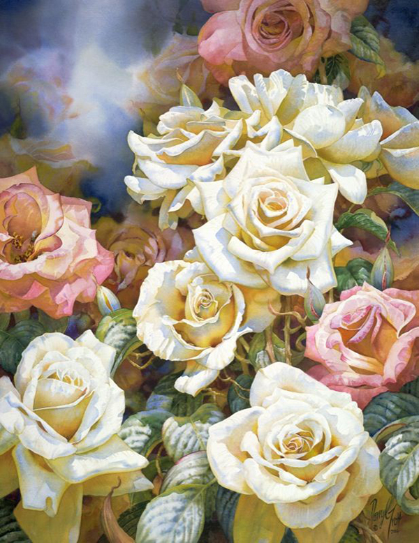 Darryl Trott水彩花卉