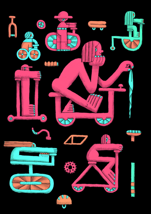 美国Matthew Houston幽默插画