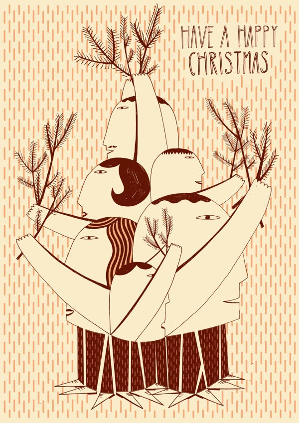 荷兰插画师Jenna抽象插画