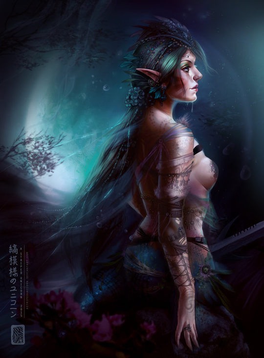 Emily Chen幻想人物角色插画