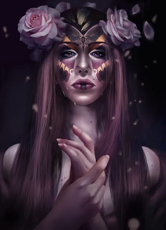 Emily Chen幻想人物角色插画