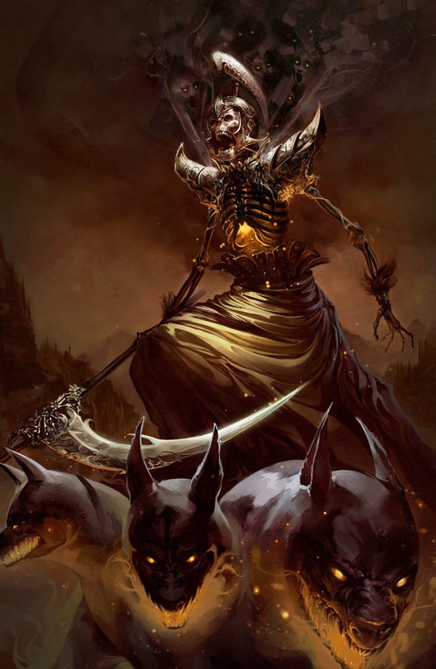 Keri Rutabaga幻想角色插画