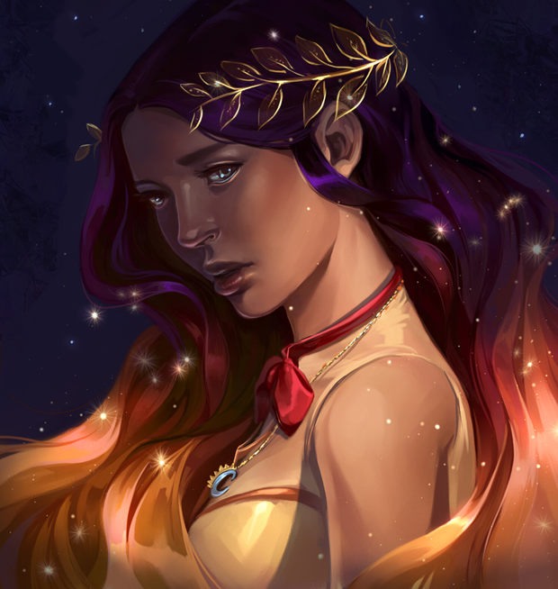 Keri Rutabaga幻想角色插画