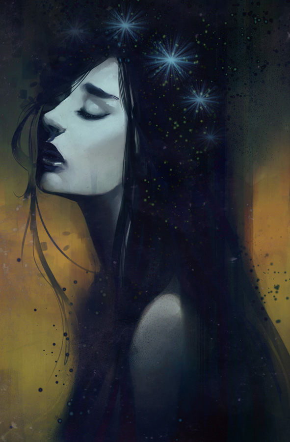 Keri Rutabaga幻想角色插画