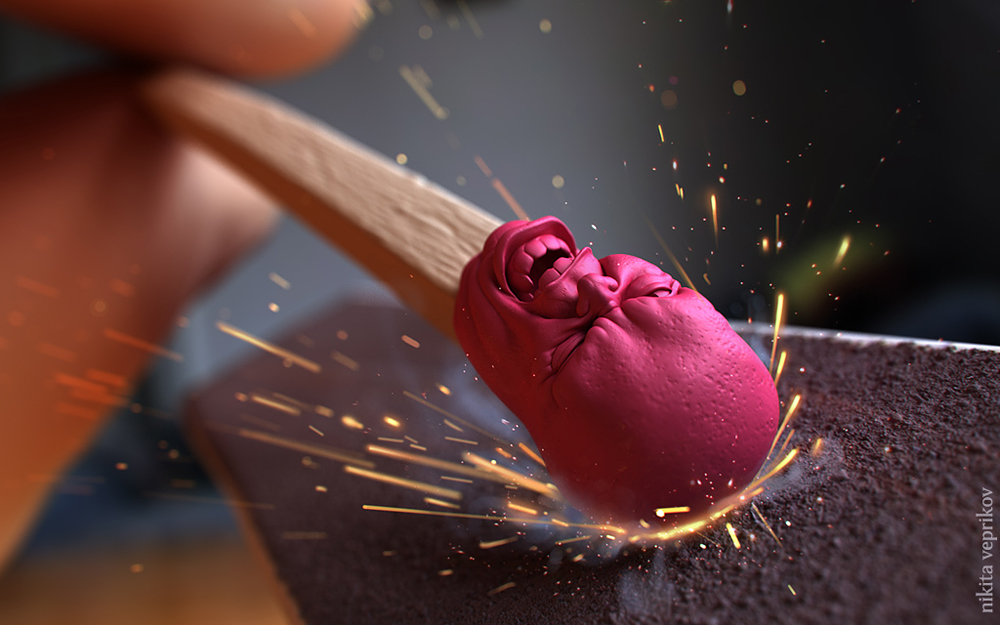 乌克兰Nikita Veprikov 3D插画设计