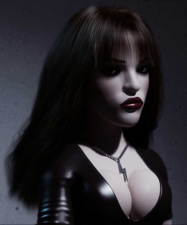 漂亮的女性CG插画