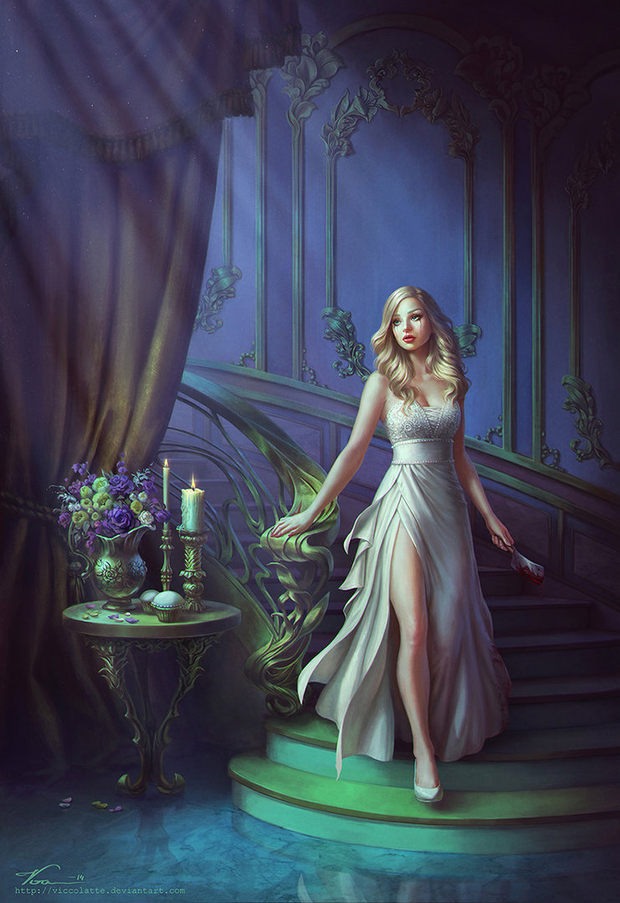 Viktoria Gavrilenko人物插画