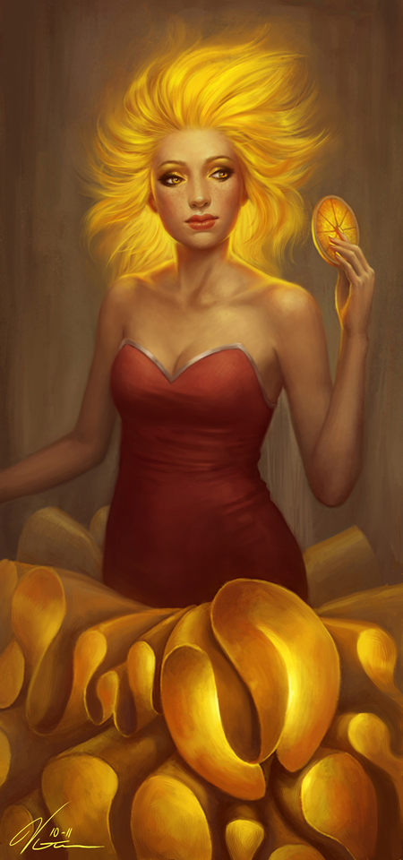 Viktoria Gavrilenko人物插画