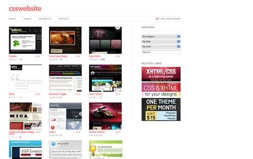 70个国外优秀的CSS画廊