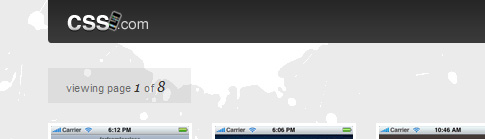 cssiphone 25个CSS酷站画廊欣赏