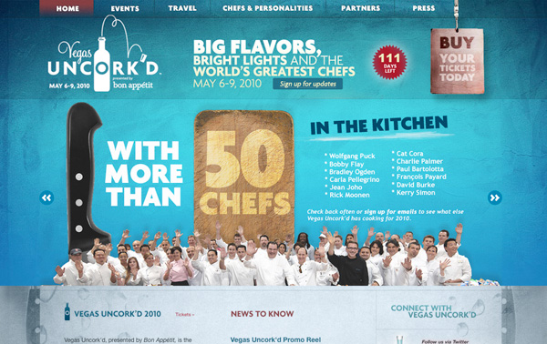 优秀的蓝色风格网页设计