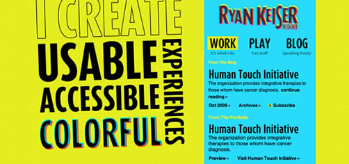 50个启发你灵感的黄色风格网站设计欣赏