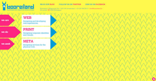 50个启发你灵感的黄色风格网站设计欣赏