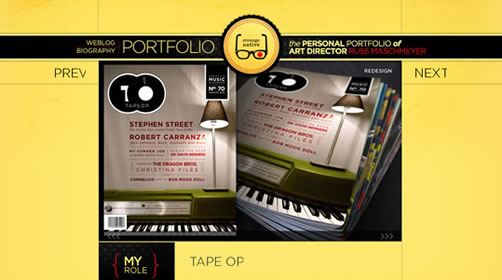 50个启发你灵感的黄色风格网站设计欣赏