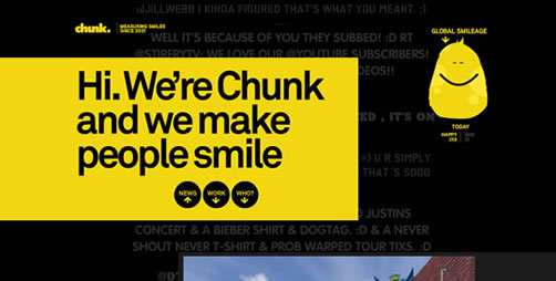 50个启发你灵感的黄色风格网站设计欣赏