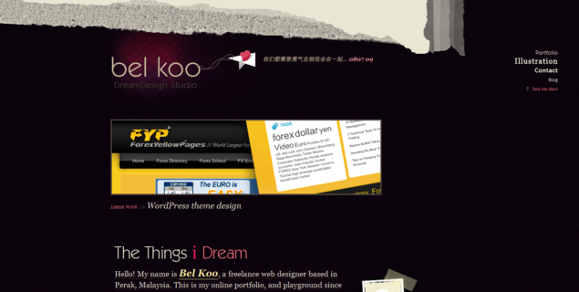 30个超酷的黑色风格网页设计作品