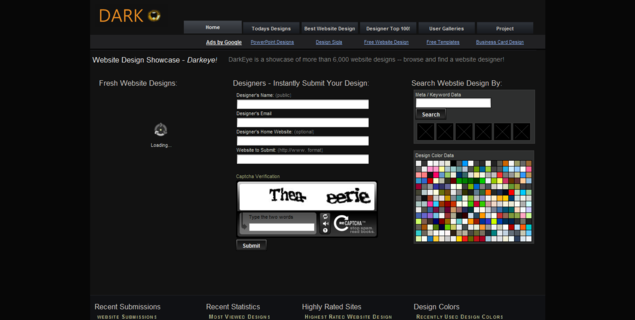 30个超酷的黑色风格网页设计作品