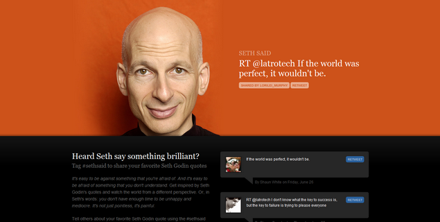 FireShot capture #2 - '#SethSaid_com — Inspiring Seth Godin quotes' - sethsaid_com 25个优秀的生活网站
