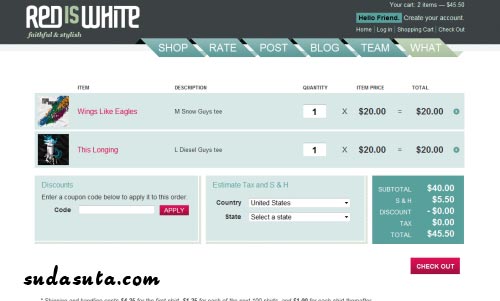 35个购物页面设计欣赏