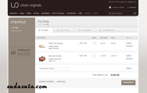 35个购物页面设计欣赏