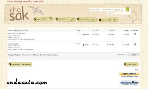 35个购物页面设计欣赏