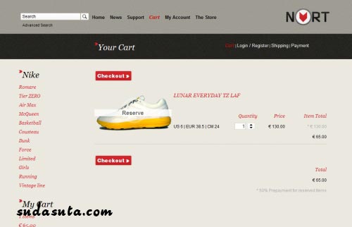 35个购物页面设计欣赏