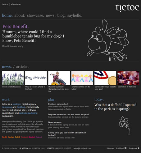 25个优秀激发灵感的暗色调 CSS网页设计