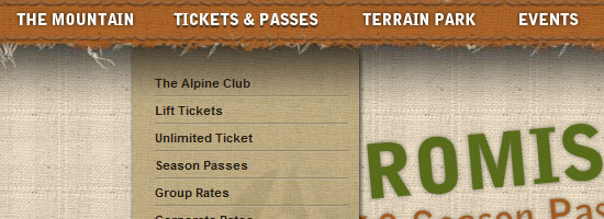 50个创意独特的导航菜单设计