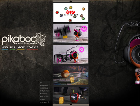 50个暗色调网站设计欣赏