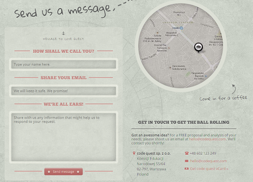 30个创意关于我们网站页面设计