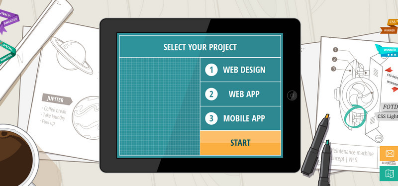 20个手绘风格网站