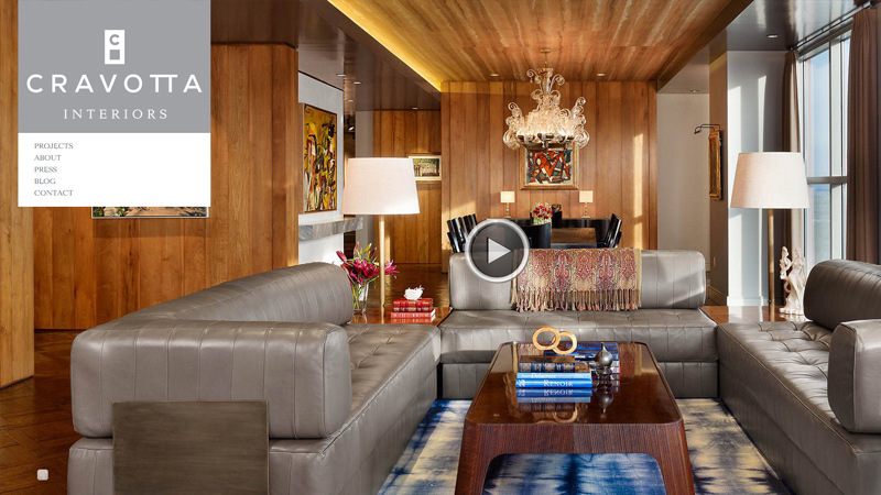 33个国外室内装修公司网站欣赏