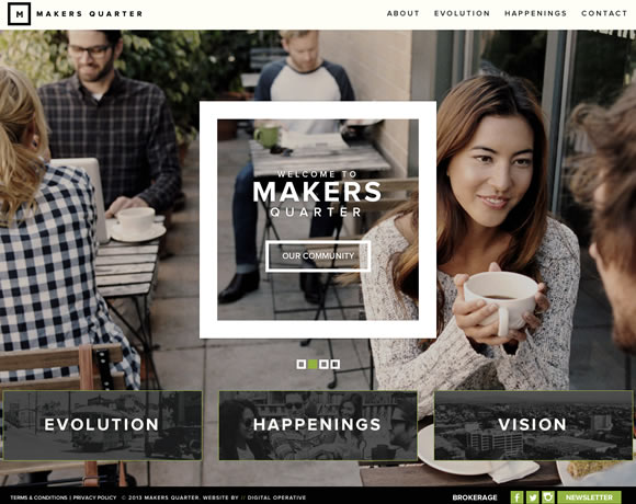 19个在网页设计中利用大图+文字的web设计案例