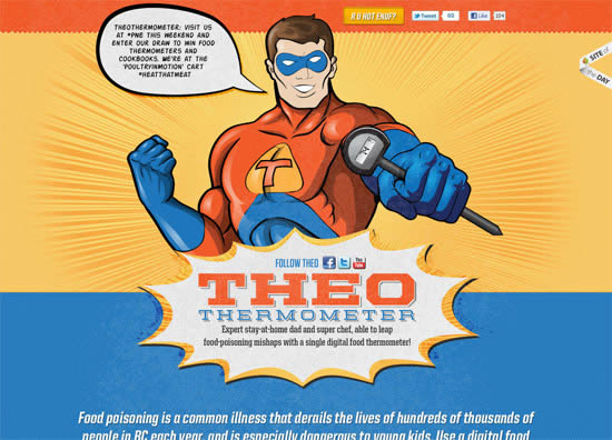 国外30个醒目的充满活力的网页设计