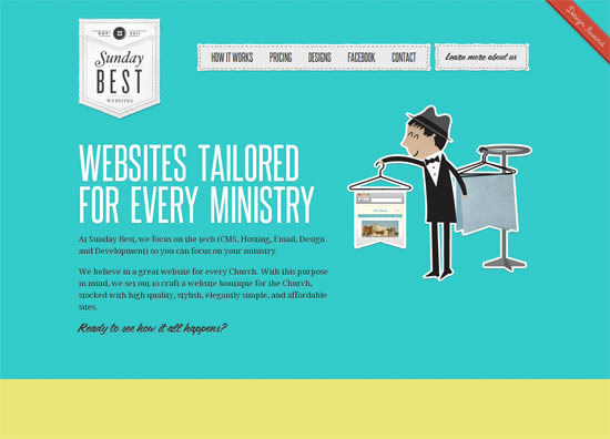 国外30个醒目的充满活力的网页设计