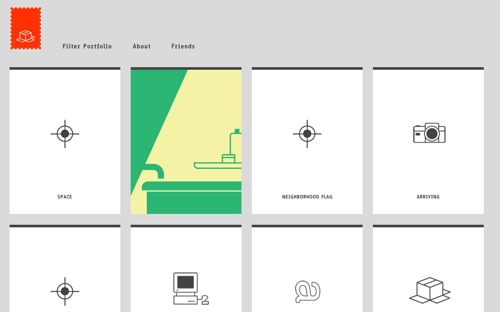 漂亮的灰色调网页设计案例