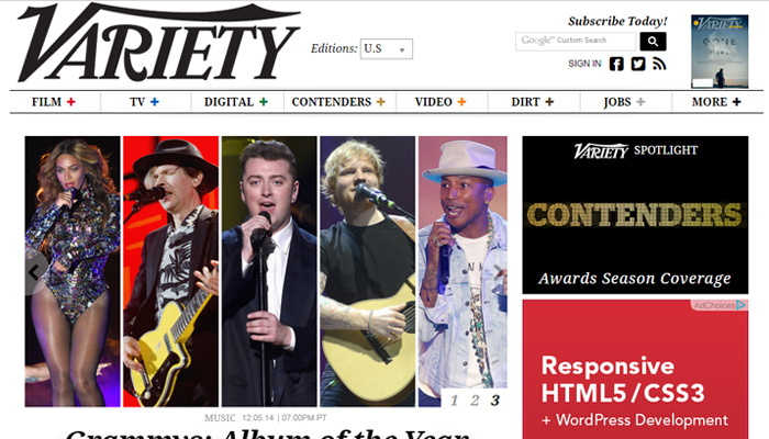 30个国外在线杂志网站欣赏